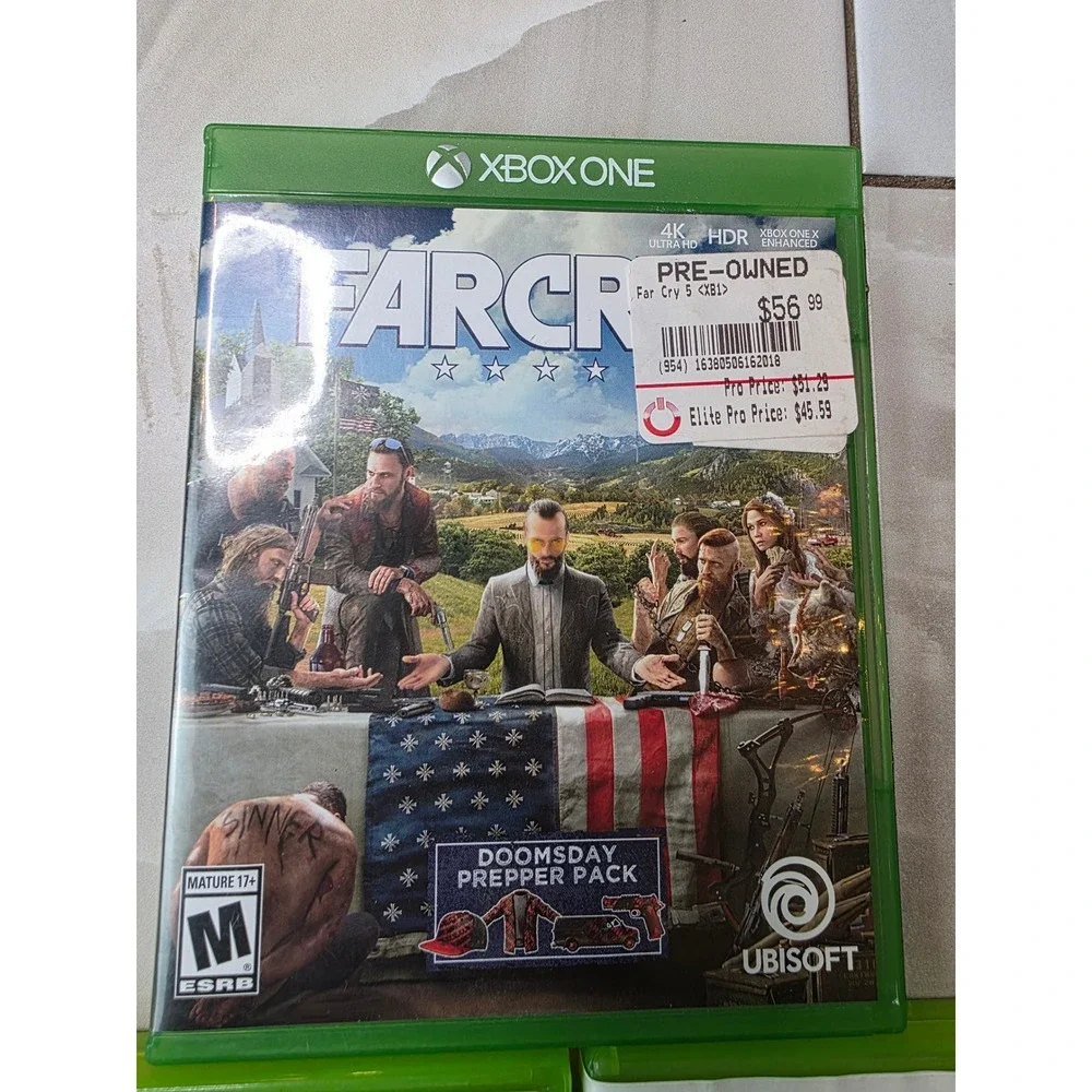 Xbox Game Bundle Far Cry 5 Xbox One Saints Row Third Just Cause 2 Xbox 360 W1
